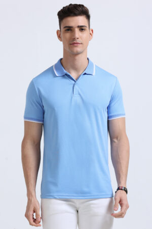 Sky Blue drifit polo tshirt