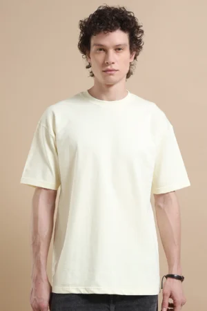 Plain oversized cotton tshirt Off White