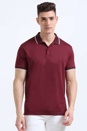 Drifit maroon polo tshirt