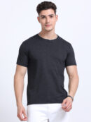 Cotton Blend Charcoal Tshirts
