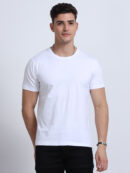 White Plain Organic cotton Tshirts