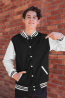 Versity Jacket cotton Black & White