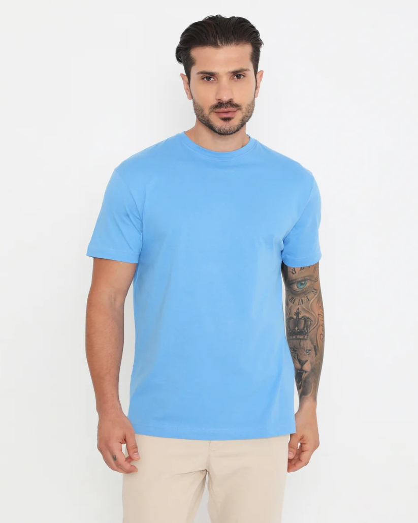 Plain blue tshirts