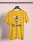 Premium Printed Yellow Cotton tshirt