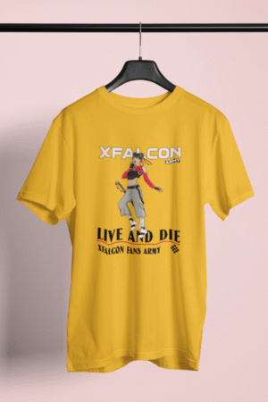Premium Printed Yellow Cotton tshirt