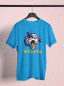 Premium Printed Blue Cotton tshirt