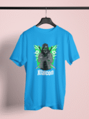 Premium Printed Blue Cotton tshirt