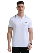 Puma Sports Polo T-Shirts White front view