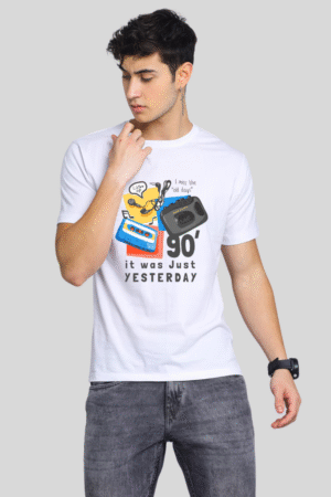 Printed White tshirt