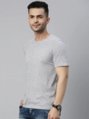 Plain cotton tshirt Grey