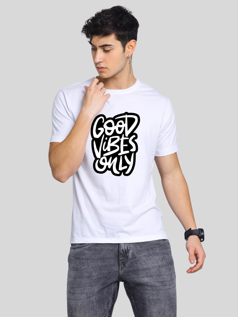 Printed White tshirt