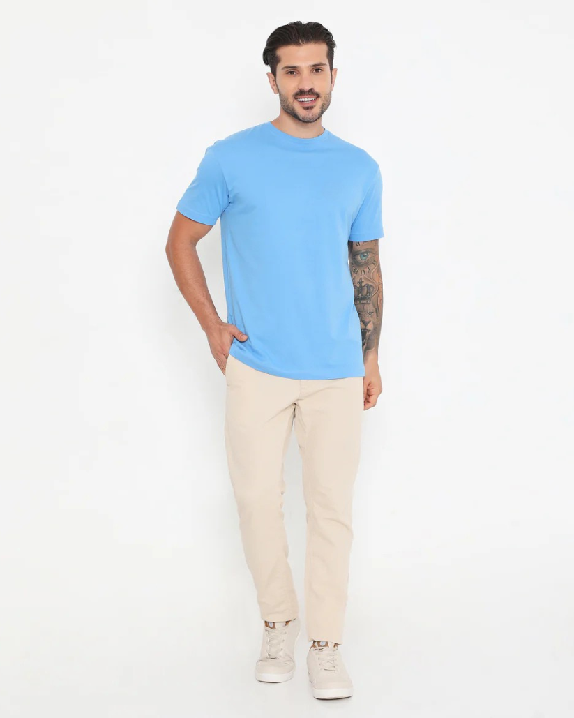 Plain blue tshirts