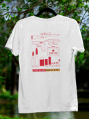 Printed White Premium Cotton tshirt