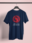 Premium Printed Navy Cotton tshirt