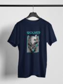 Premium Printed Navy Cotton tshirt