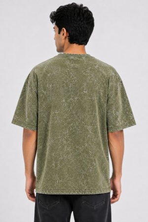 acidwash green oersized tshirt